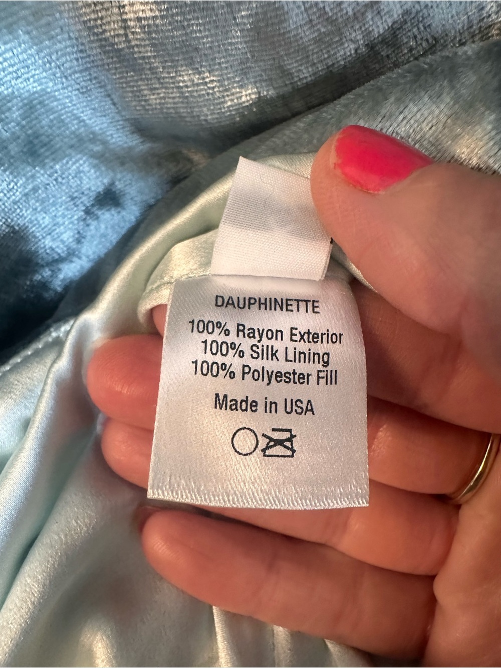 Dauphinette Short Seafoam Puffer - size Small - Picture 10 of 10